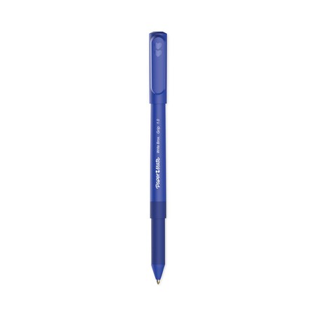 Paper Mate Write Bros. Grip Ballpoint Pen, Stick, Medium 1 mm, Blue Ink, Blue Barrel, PK36, 36PK 2142265